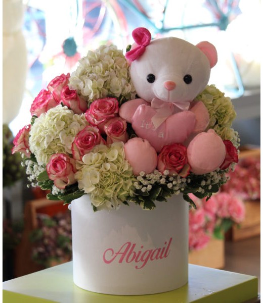 Flower Box con Peluche